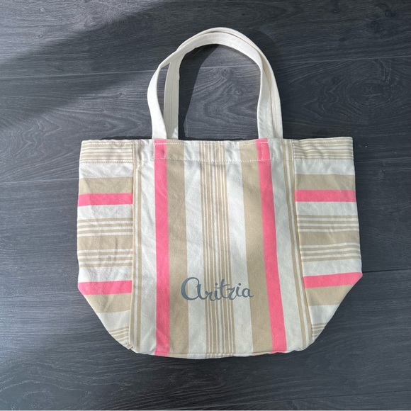 Aritzia Striped Canvas Tote - Picture 1 of 3